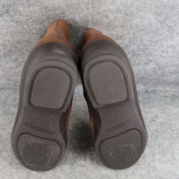 David Tate Shoes Women 6 Bootie Casual Leather Comfort Gore Panel Zip Ankle Boot - Picture 12 of 15